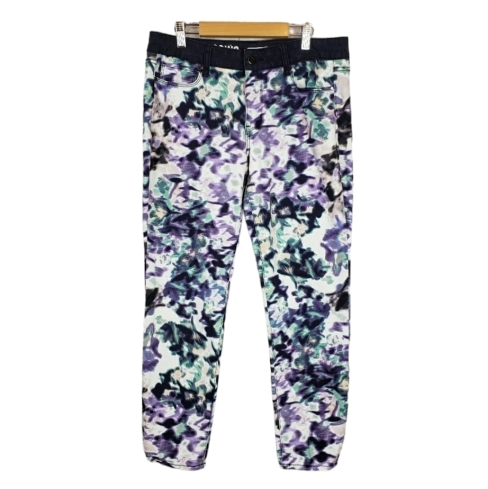 DKNY Tie Dye Cropped Jeggings 10